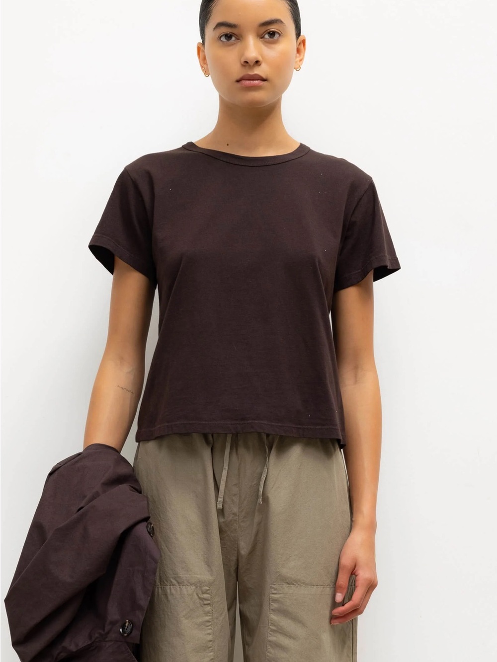 Leset The Margo Tee In Chocolate View 2